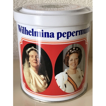 Trommel Juliana & Beatrix Wilhelmina Pepermunt